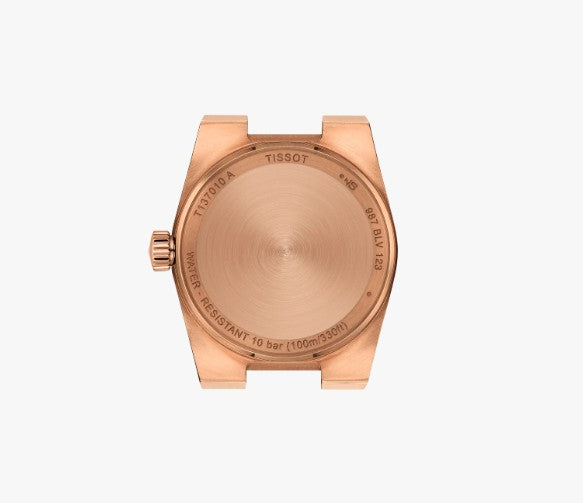 Tissot PRX 25mm Rose Gold Diamond Accent Women's Watch T1370103350600