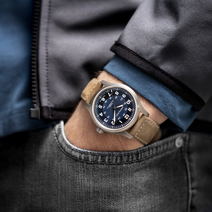 Hamilton Khaki Field Titanium Auto Blue Dial 42mm Men’s Watch H70545540