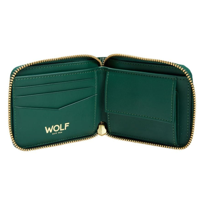 Wolf Green Signature Zip Wallet 776430