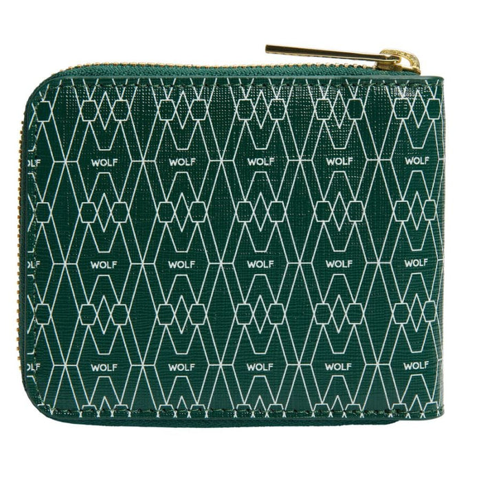 Wolf Green Signature Zip Wallet 776430