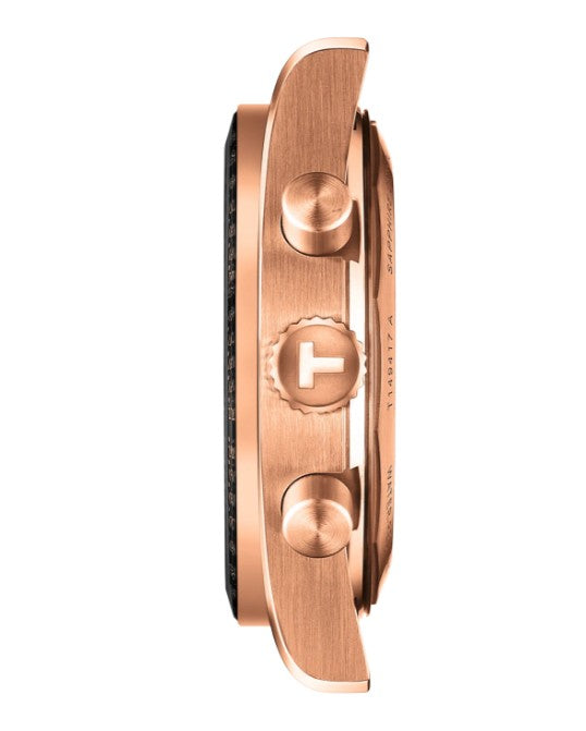 Tissot PR516 Chronograph Quartz 40mm Rose Gold/Black Dial Men's Watch T1494173305100