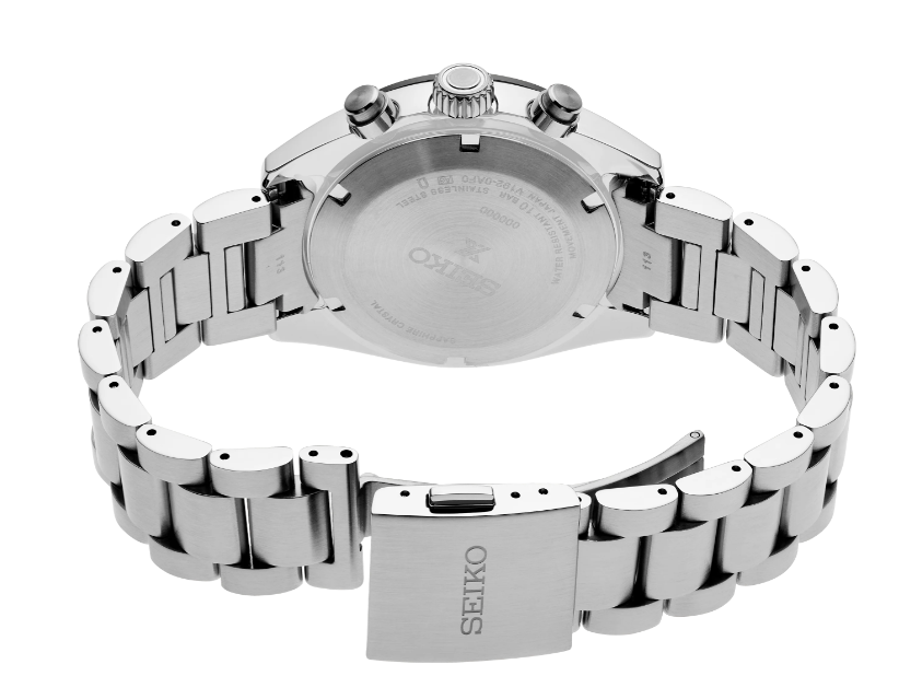 Seiko Prospex Speedtimer Solar Chronograph Green Dial Stainless Steel Bracelet Men's Watch SSC933