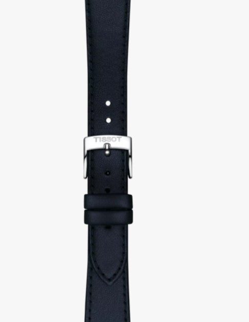 Tissot Stylist Graded blue-black Dial Blue Leather Belt Women's Watch T1599091604300