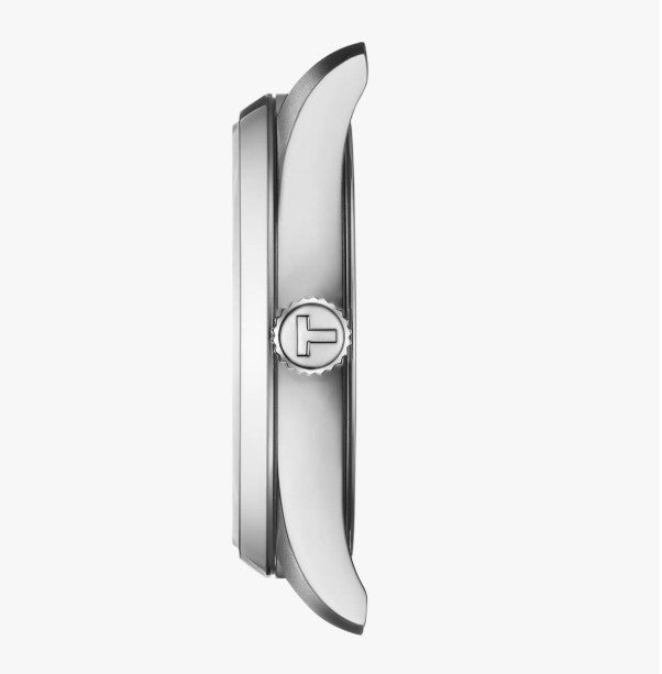 Tissot  PR 100 Quartz 34mm Mother of Pearl Diamond Dial Steel Women's Watch T1502101111600
