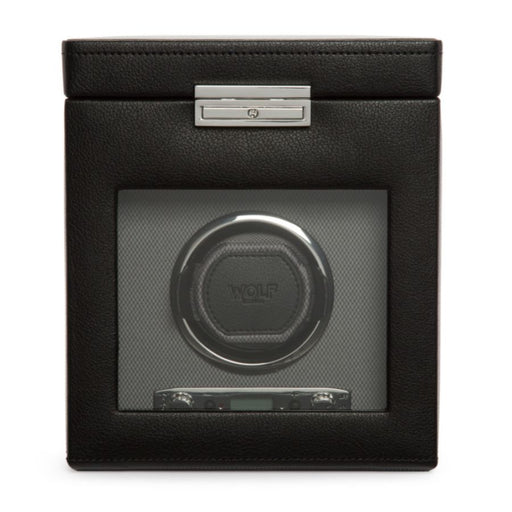 Wolf Classic Black single watch winder 456102