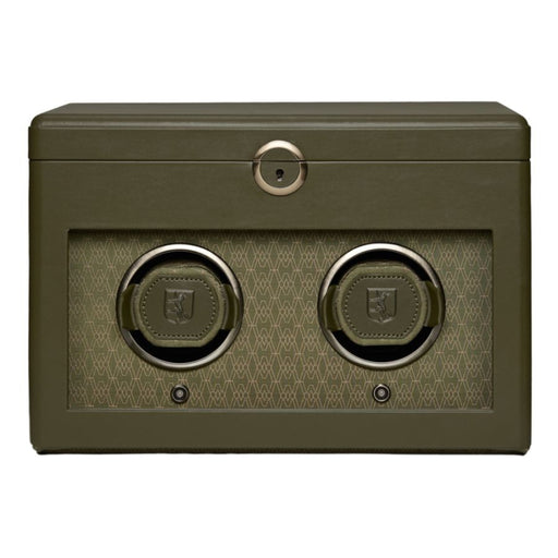 Wolf Earth Olive double watch winder 190441
