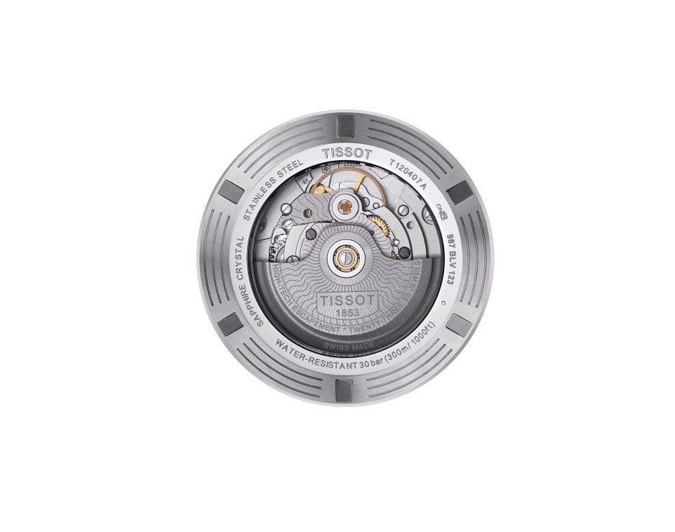 Tissot Seastar 1000 Powermatic 80 Silicium Blue Dial Men's Watch T1204071704101
