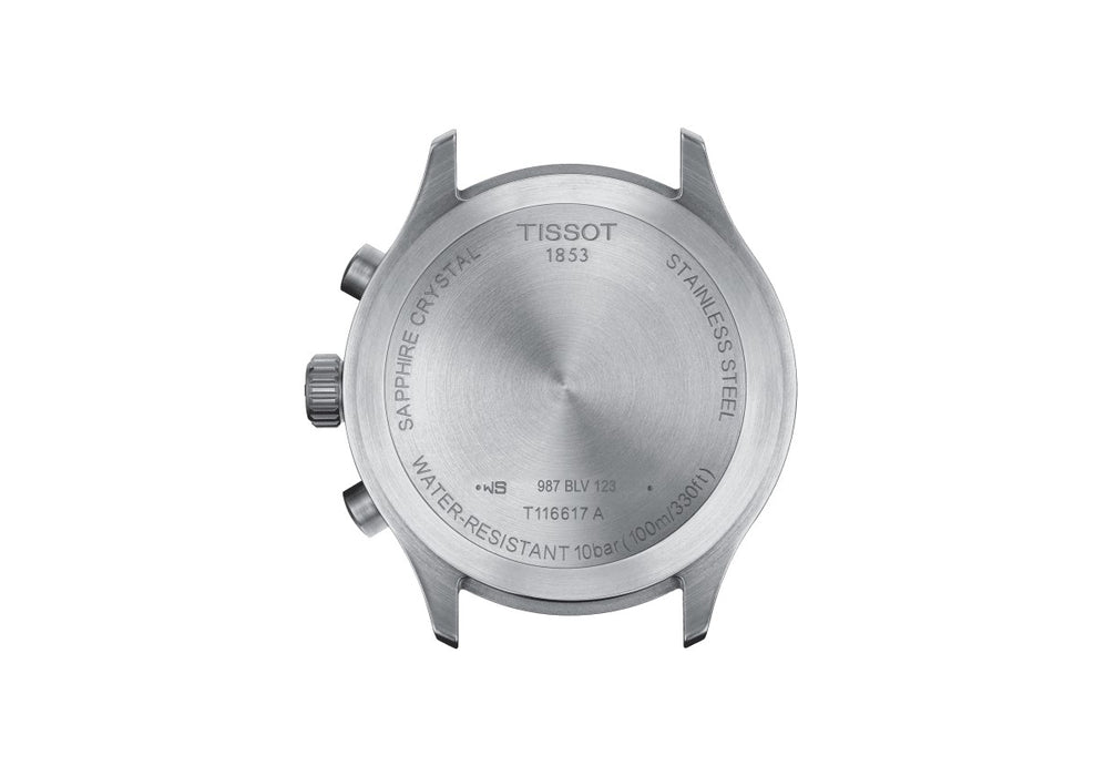 Tissot Chrono XL Quartz Stainless Steel Case Anthracite Dial Black Strap Gent Watch T1166171606200