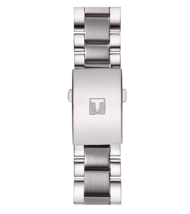 Tissot Chrono XL Classic Quartz Stainless Steel Case Silver Dial Grey Strap Gent Watch T1166171103700