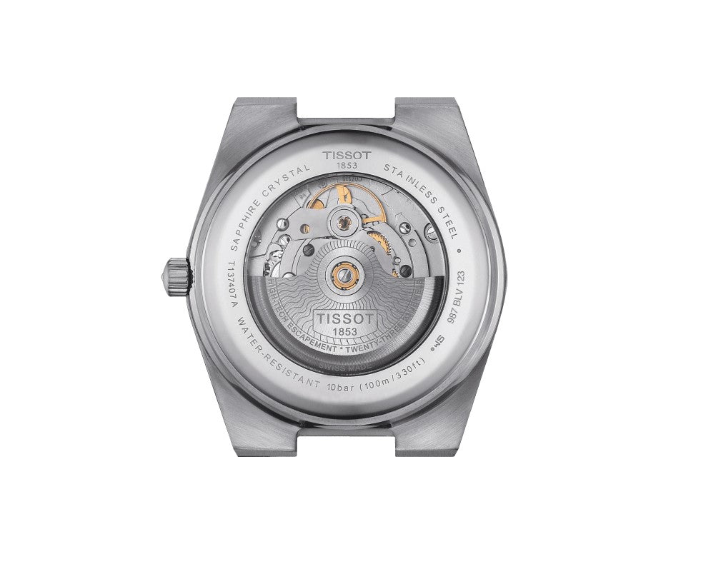 Tissot PRX Powermatic 80 Blue Dial Grey Strap Men's Watch T1374071104100