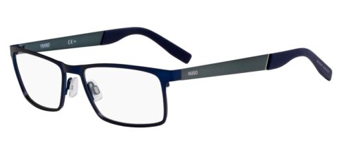 Hugo 0228 0FLL Matte Blue Eyeglassesa