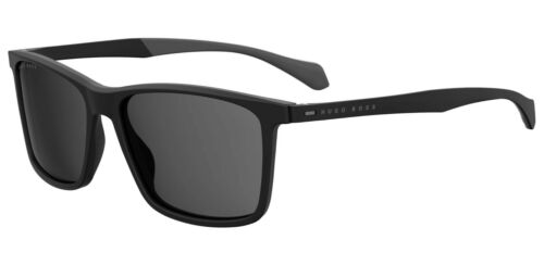 Authentic Boss 1078/S 0003/IR Matte Black/Gray Blue Sunglasses