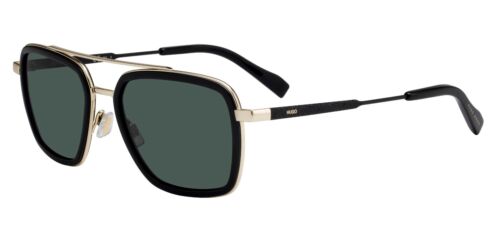 Hugo 0306/S 0807/QT Black/Green Sunglasses