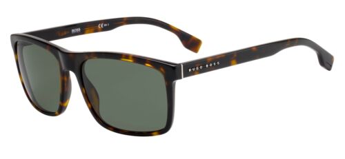 Boss 1036/S 0086/QT Dark Havana/Green Sunglasses