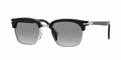 Persol 0PO3199S 1106M3 Silver/Black/Gray Gradient Polarized Sunglasses