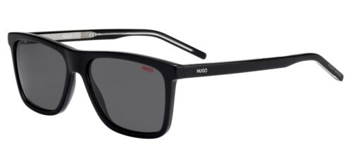 Hugo 1003/S 07C5/IR Black Crystal/Gray Blue Sunglasses