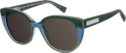Marc Jacobs Marc 421/S 0STX/IR Green Blue Glitter/Gray Blue Sunglasses