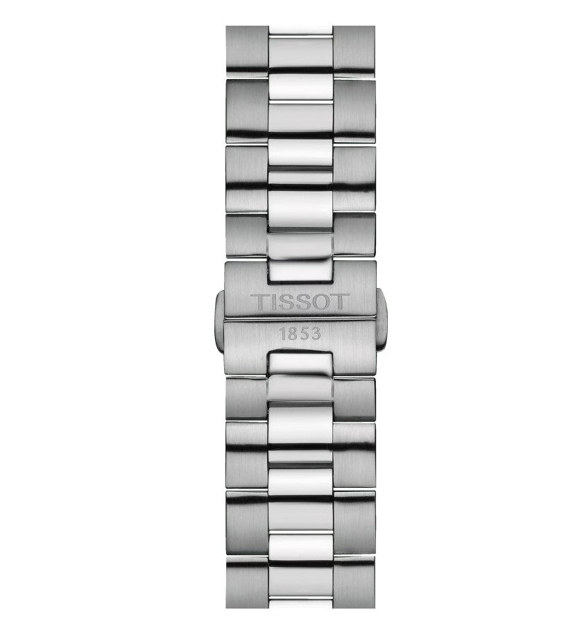 Tissot Gentleman Quartz Titanium Case Grey Dial Grey Strap Gent Watch T1274104408100
