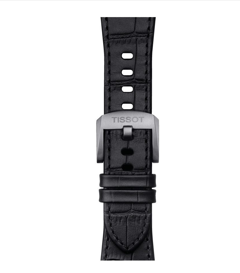 Tissot PRX Powermatic 80 Stainless Steel Case Black Dial Black Strap Men's Watch T1374071605100