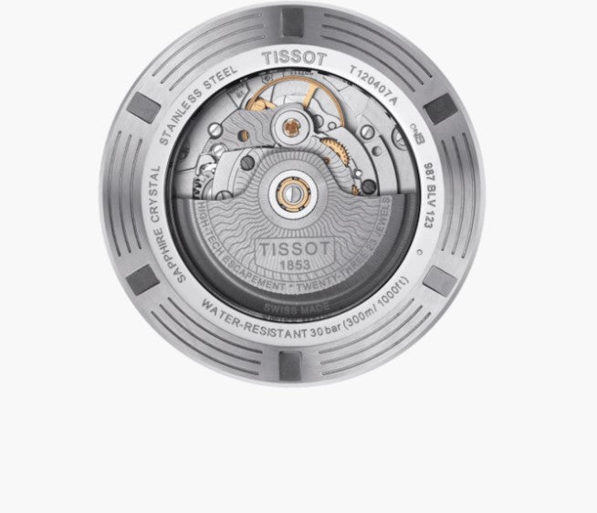 Tissot Seastar 1000 Powermatic 80 Black Dial Men's Watch T1204071705100