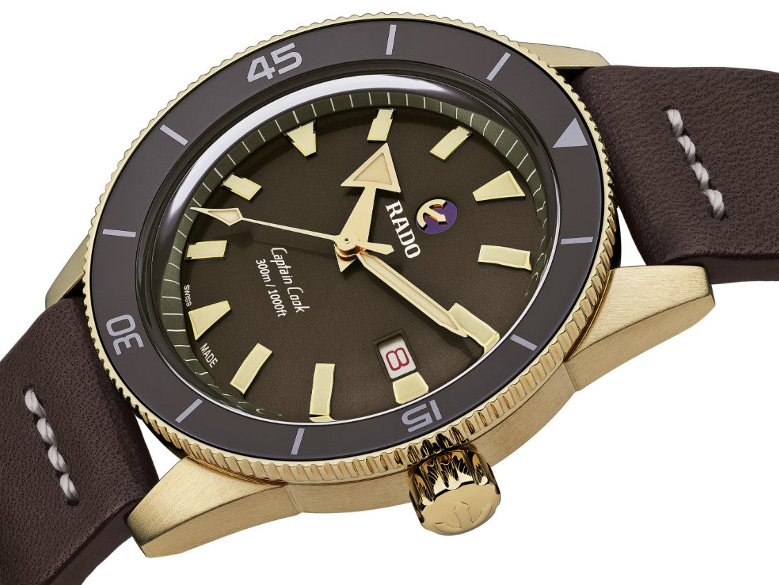 Rado Captain Cook Automatic Bronze Brown Dial Bronze Case 42mm Men's Watch R32504306