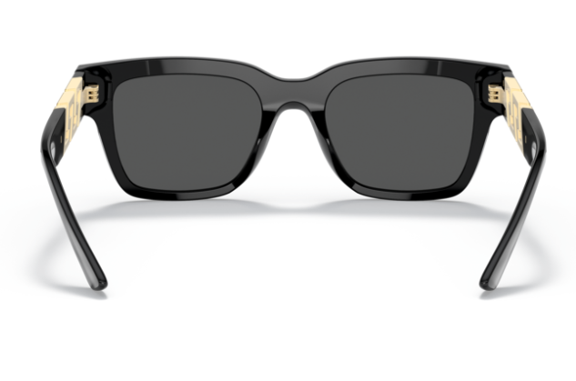 Versace 0VE4421F GB1/87 Black/Dark grey Rectangular Men's Sunglasses
