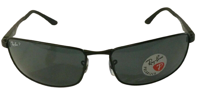 Ray Ban 0RB3498 N/A 006/81 MATTE BLACK Polarized Sunglasses