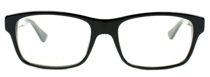 Gucci GG0006O 005 Rectangle Black Black  Men's Eyeglasses