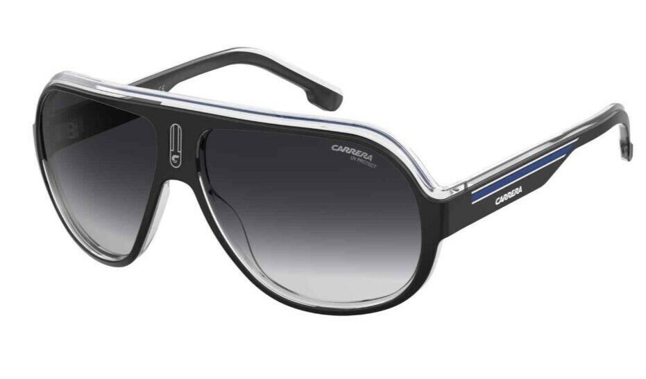Carrera Speedway/N T5C/9O Black-Crystal/Grey Shaded Aviator Men's Sunglasses