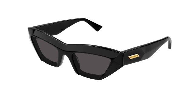Bottega Veneta BV1219S 001 Black/Grey Cat Eye Women's Sunglasses