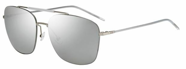 Dior Homme Dior 0195FS 0J25/SS Palladium/Gray Silver Mirror Sunglasses
