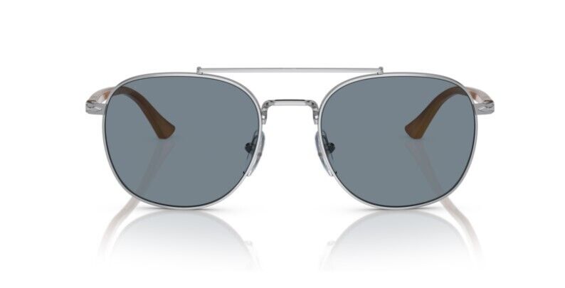 Persol 0PO1006S 518/56 Silver/Light Blue Unisex Sunglasses