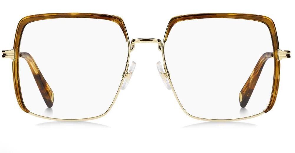 Marc-Jacobs MJ-1067 006J/00 Gold Havana Square Women's Eyeglasses