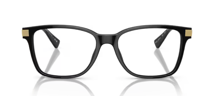 Versace 0VE3340U GB1 Black Soft Square Men's Eyeglasses