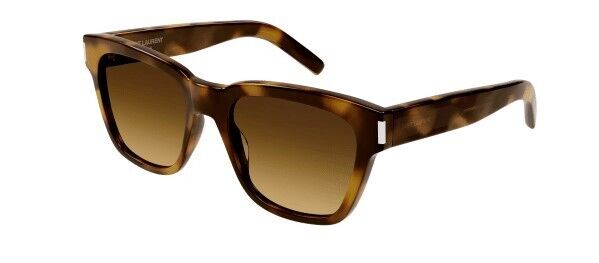 Saint Laurent SL 560 003 Havana/Gradient Brown Square Unisex Sunglasses