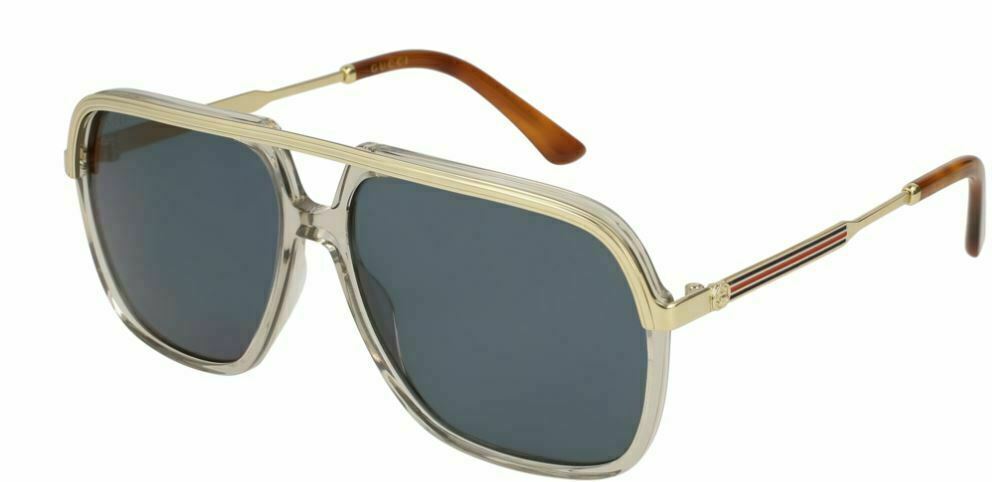 Gucci GG 0200 S 004 Brown/Gold Sunglasses