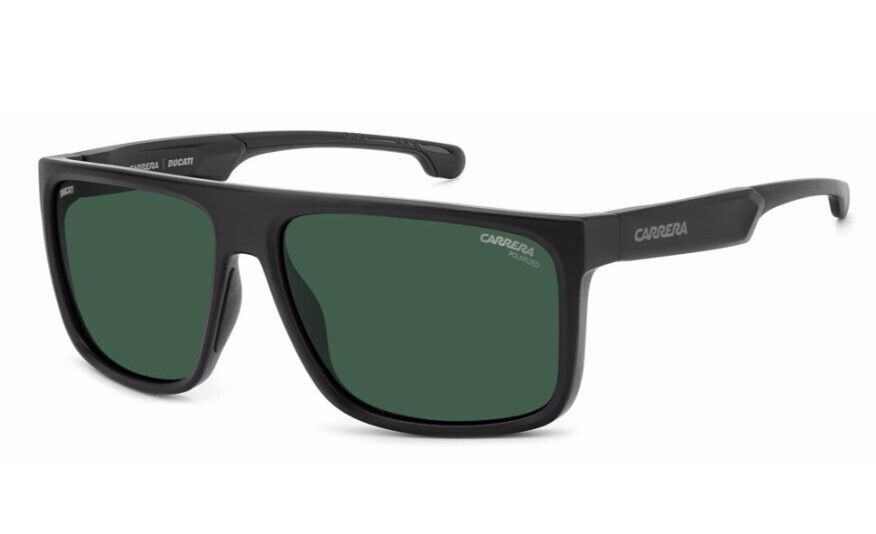 Carrera Carduc 011/S 0003/UC Matte Black/Green Polarized Men's Sunglasses