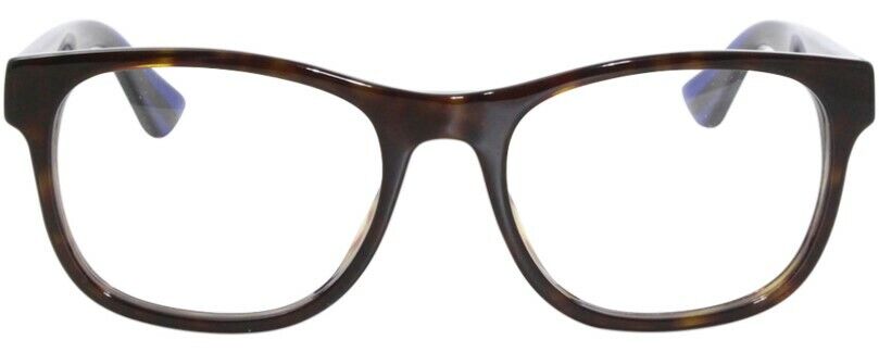 Gucci GG 0004ON-003 Havana Black/Black  Square Unisex Eyeglasses