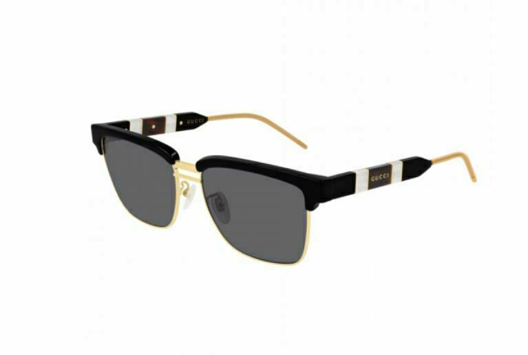 Gucci GG 0603S 001 Black/Gray Sunglasses
