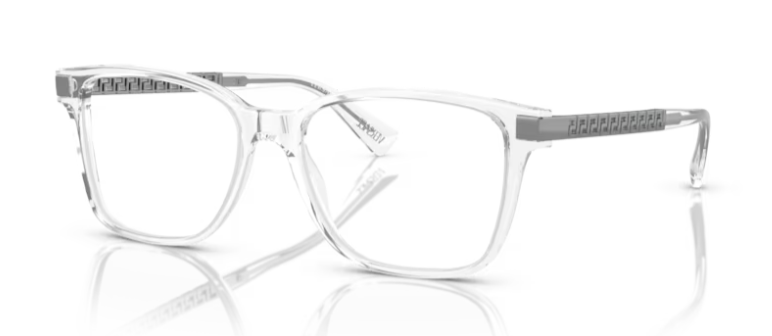 Versace 0VE3340U 148 Crystal Soft Square Men's Eyeglasses