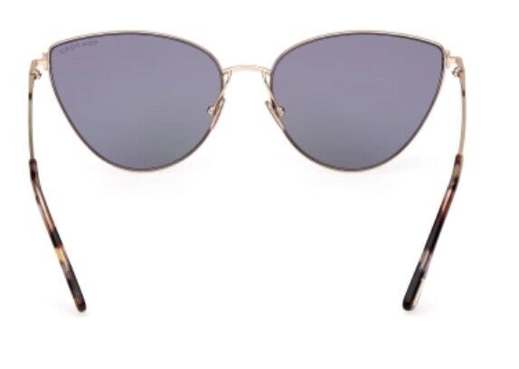 Tom Ford FT 1005 Anais-02 32C Shiny Pale Gold/Smoke Cat eye Women's Sunglasses