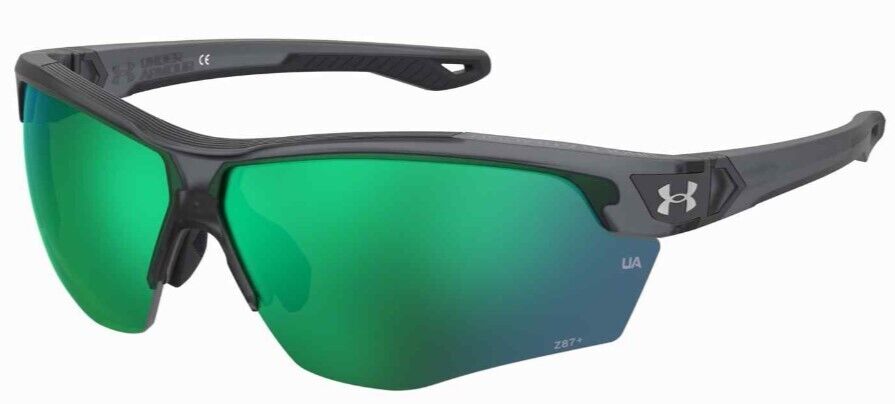 Under Armour UA-Yard-Dual 063M-V8 Grey/Green Unisex Sunglasses