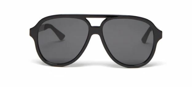 Gucci GG 0688S 001 Black/Gray Sunglasses