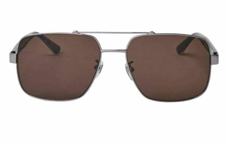 Gucci GG 0529S 002 Gray/Brown Sunglasses