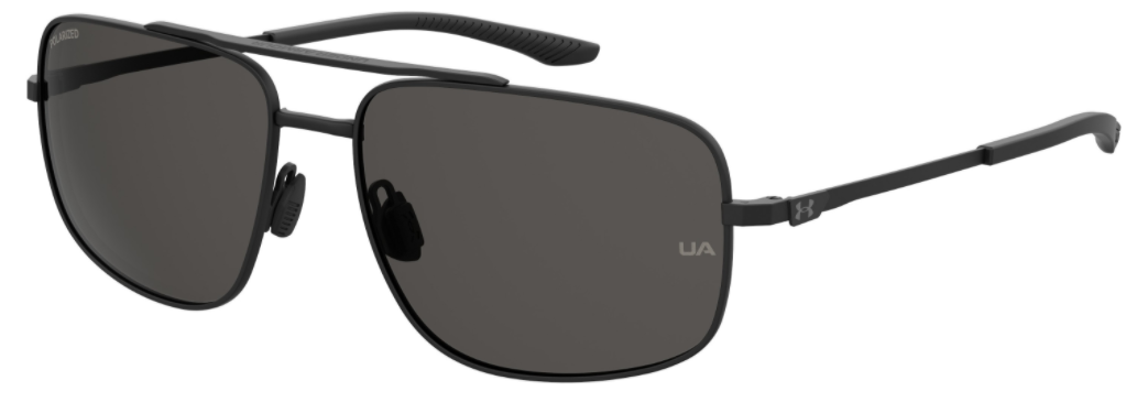 Under Armour ua 0015/G/S 0003/M9 Matte Black/Gray Polarized Sunglasses