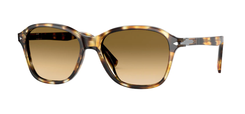 Persol 0PO 3244S 112351 Striped Honey/Brown Gradient Unisex Sunglasses