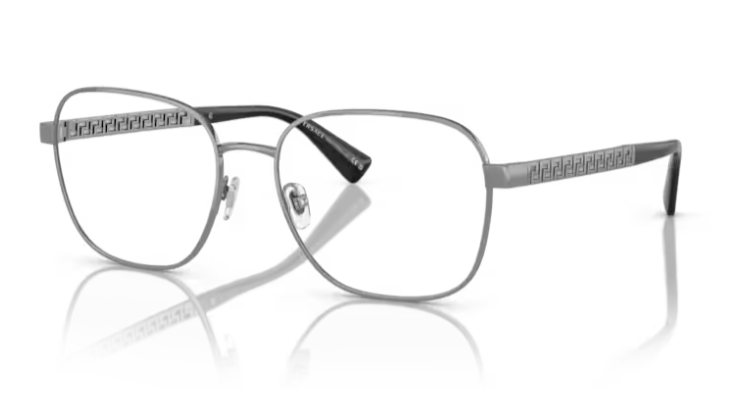 Versace 0VE1290 1001 - Gunmetal Squared Men's 56mm Eyeglasses