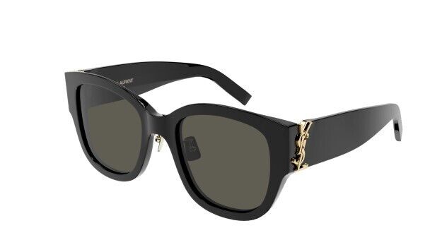 Saint Laurent SL M95/K 001 Black/Grey Square Women's Sunglasses