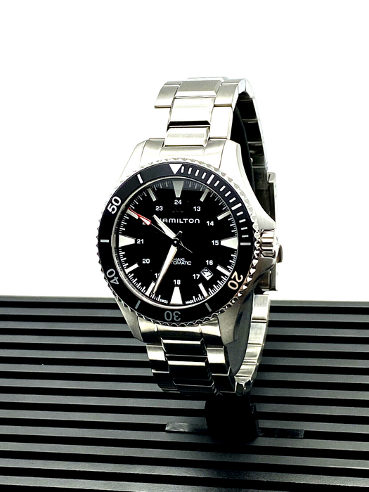 Hamilton Khaki Navy Scuba Automatic Black Dial Men's Watch H82335131