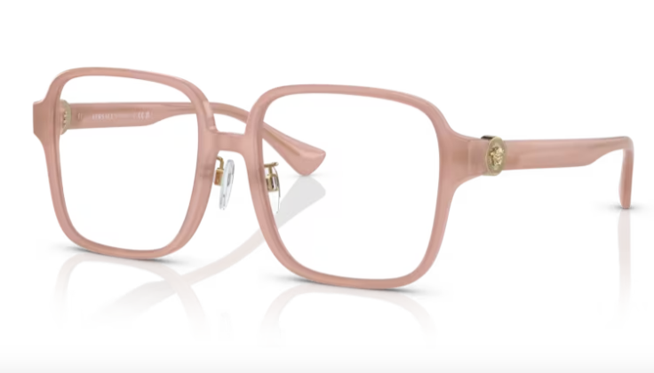 Versace 0VE3333D 5394 Opal pink 56 MM Square Women's Eyeglasses